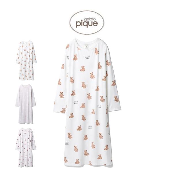 gelato pique（ジェラートピケ） モチーフ3柄ドレス pwco254372 ルーム