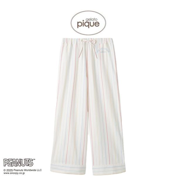 gelato pique（ジェラートピケ） PEANUTS レインボーストライプネル