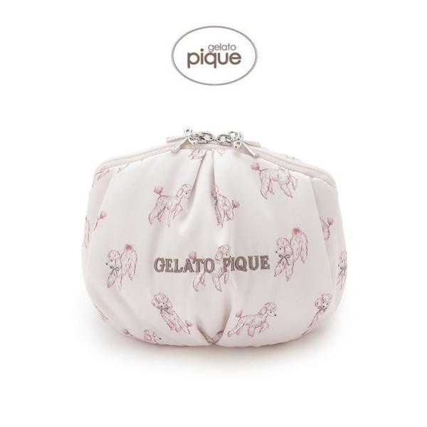 gelato pique（ジェラートピケ） ジェラートピ プードル総柄ポーチ