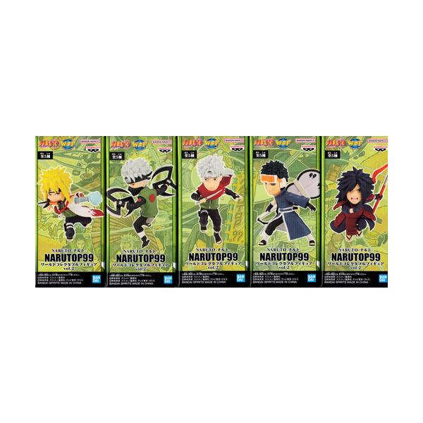 NARUTO ナルト NARUTOP99 ワールドコレクタブルフィギュア vol.2 全5種