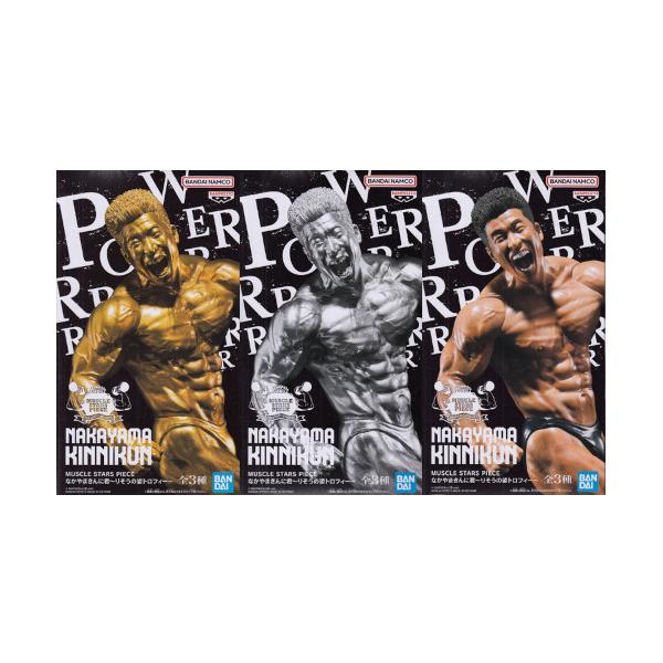 MUSCLE STARS PIECE なかやまきんに君 りそうの姿トロフィー 全3 MUSCLE STARS PIECE なかやまきんに君 りそうの姿トロフィー 全3