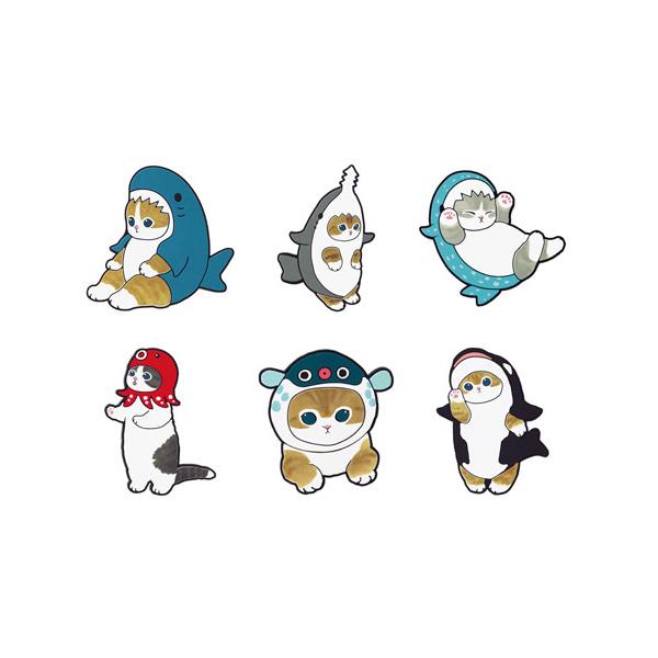 日常ラバーマグネットコレクション　ギャグ顔　 未開封　全8種コンプリート 極美品✨6点コンプリートセット モフサンド サメにゃんラバー