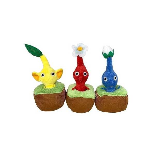 ピクミン 引っこ抜きぬいぐるみマスコット 全3種セット : セレン