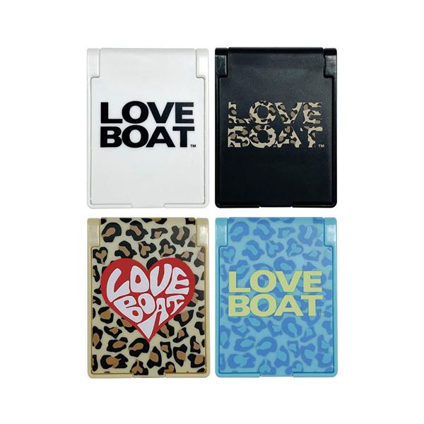 LOVE BOAT ミニチュアミラーコレクション【ピンクレオパード