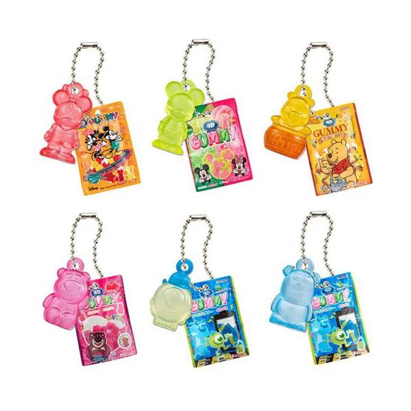ディズニー＆ピクサーキャラクター 4D GUMMY ミニチュアチャーム 全6種