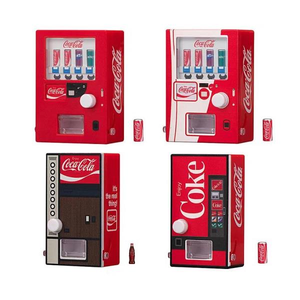 コカ・コーラ ミニチュア自動販売機 全4種セット : セレンショップ
