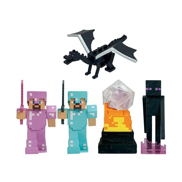 MINECRAFT マインクラフト フィギュアあそーと エンダードラゴン戦 全5