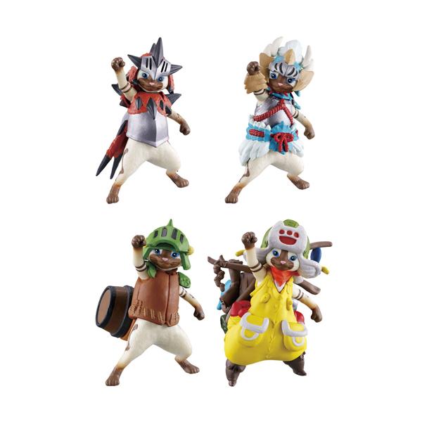モンスターハンター 一狩りいこうニャ！アイルーこれくしょん 全4種