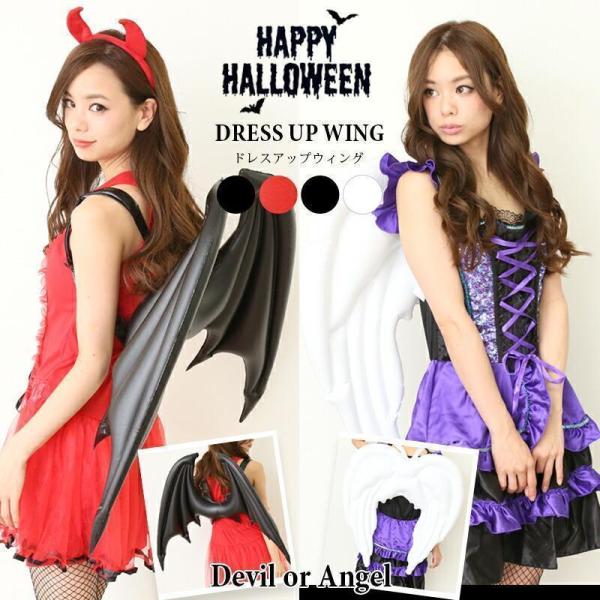 コスプレ 衣装 忘年会 小道具 余興 堕天使 羽 翼 仮装 個人撮影