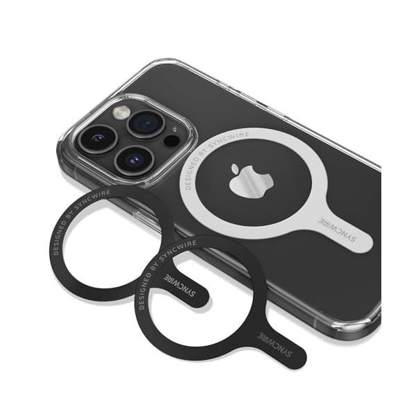他サイト： Syncwire MagSafe シール 3枚入り 磁気増強 超薄 MagSafeステッカー マグネットリング ワイヤレス充電対応キット MagSafe対応メタルリング マグネッの商品画像