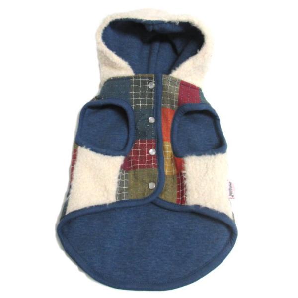 犬 服 秋冬 パッチワークボアベスト パーカー フード コート ダウン 袖なし あったかアウター 冬服 Buyee Buyee 日本の通販商品 オークションの代理入札 代理購入