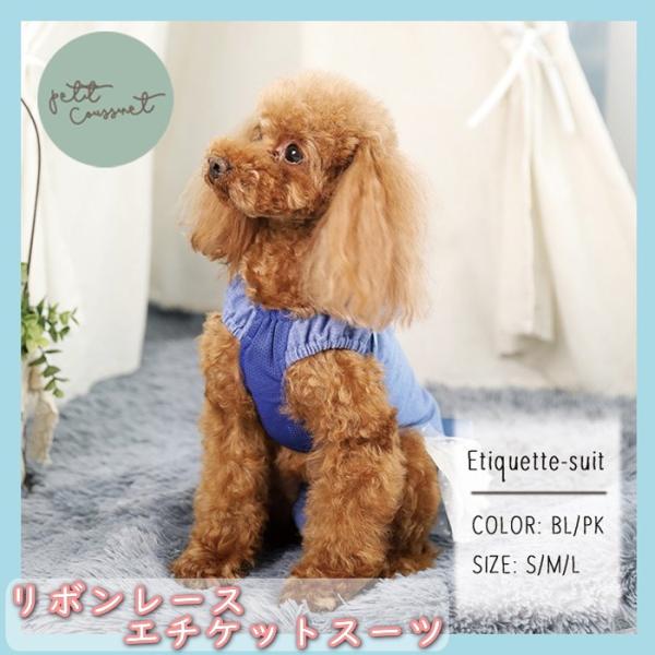 犬服 S わんこの普段着　リボン 犬服 S わんこの普段着リボン