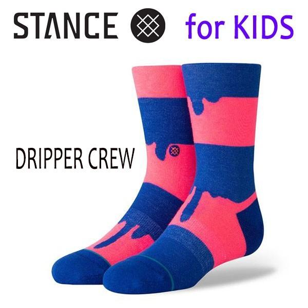 Stance スタンス 子供用靴下 キッズソックス 19sp The Classic Light Dripper Crew Blu ブルー ネオンピンク ボーダー Buyee Buyee Japanese Proxy Service Buy From Japan Bot Online