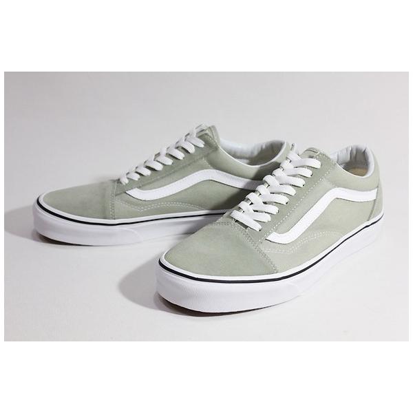 vans old skool desert sage & true white skate shoes