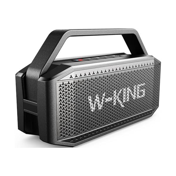 Bluetoothスピーカー、W-KING 60W RMS(80Wピーク)ディープバス Bluetoothスピーカー、W-KING 60W RMS(80Wピーク)ディープバス