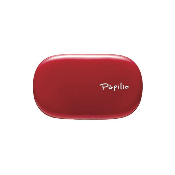 パピリオ イージーフィット ファンデーション 専用ケース スポンジ付 パフ カバー力 保湿 シミカバー しみ UVカット 無香料 メール便 送料無料