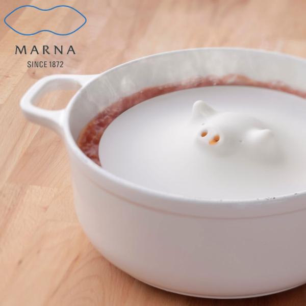 マーナ MARNA ブタの落としぶた 17.5cm 落とし蓋 落し蓋 食洗器対応 電子レンジ対応 煮物 煮込み料理 シリコン ラップ 蓋 おしゃれ かわいい K092
