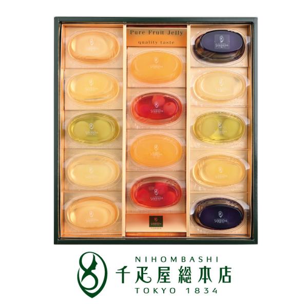千疋屋総本店 ピュアフルーツジェリー 14個入 日本橋 千疋屋総本店