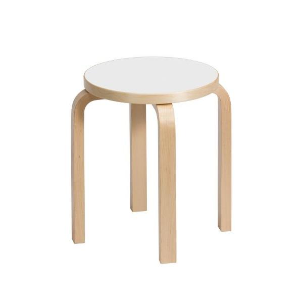 スツールE60 ホワイトラミネート 組立て無料  Artek アルテック Carry Away
