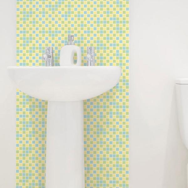 壁紙 シール のり付き おしゃれ グリーン 15mセット タイル キッチン タイル グリーン 厚手 壁紙 貼ってはがせる 壁紙 張り替え 壁紙の上から貼れる壁紙 Hdc 427set15 セナスタイル