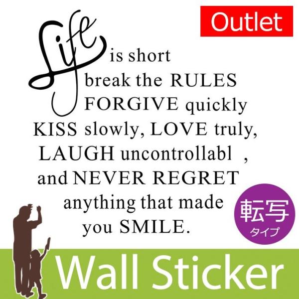 アウトレット ウォールステッカー 英文字 Life Is Short 転写式 北欧 アルファベット 英字 壁紙 トイレ ウォールデコシート 壁紙シール リメイクシート Buyee Buyee 提供一站式最全面最专业现地yahoo Japan拍卖代bid代拍代购服务 Bot Online