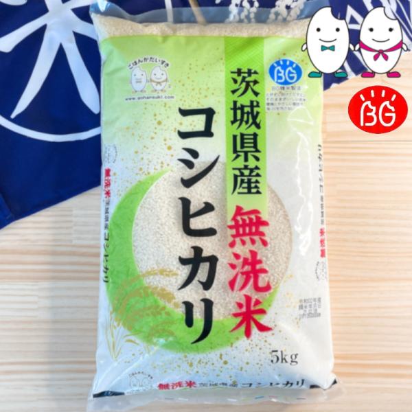 お米 BG無洗米 10kg(5kg×2） 茨城県産コシヒカリ 令和5年産