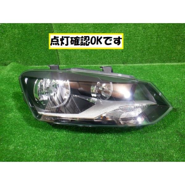 フォルクスワーゲン ポロ 6RCBZ ヘッドランプ右 ☆6456