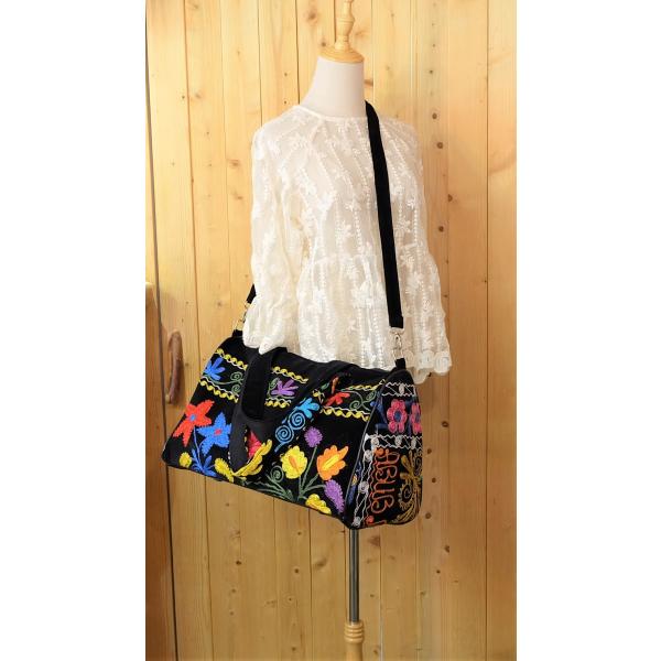 ⭕️訳あり⭕️⭐️新品未使用⭐️レスポ　刺繍　鈴蘭　ハンドバッグ　バックパック　海外限定 セール】ビッグサイズ拡張トラベルバッグ（ボストンバッグ）｜Lace