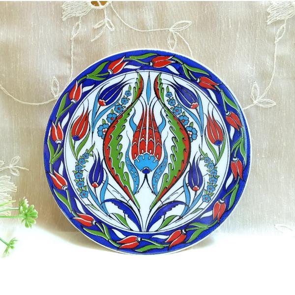 トルコ雑貨　ハンドメイド トルコ雑貨 トルコ陶器 タイル インテリア カラフル ハンドメイド