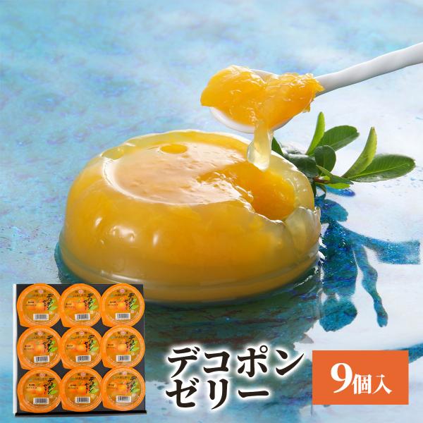 お中元 ギフト デコポンゼリー フルーツゼリー 9個入 ギフトセット デコポン 熊本県産果実 贈答用 内祝い お返し ゼリー