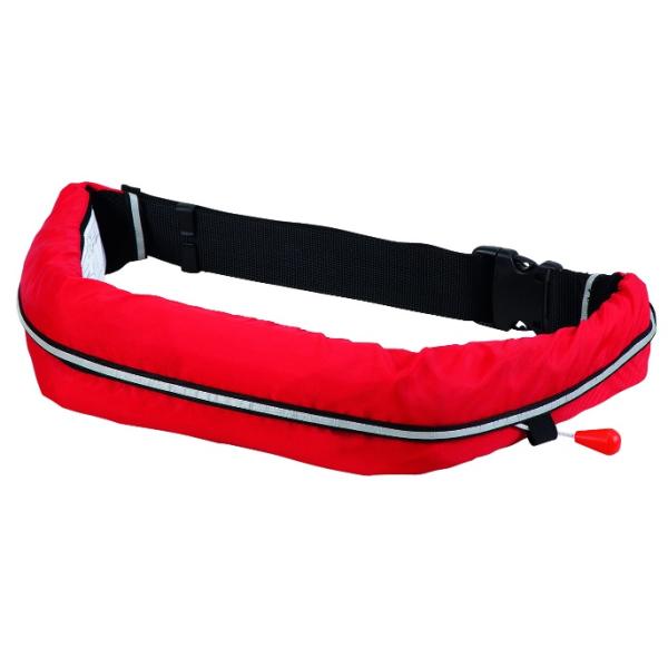 YS GEAR TYPE A ライフジャケット 赤黒 膨脹式ライフジャケット - マリン用品 | ヤマハ発動機グループ