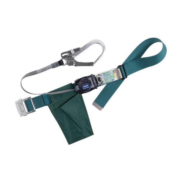 "●厚生労働省「墜落制止用器具の規格」適合品●ランヤード種別：タイプ1●巻取式ロック機能なし●スチール製大口径フック付き●スチール製スライドバックル付き●胴ベルト幅(mm)：50●胴ベルト長さ(mm)：1200●ランヤード長さ(mm)：14...