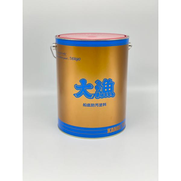 かなえ塗料　金将　4キロ４缶セット カナエ塗料 ネット販売限定（ゴールド缶） 大漁 4kg 青 船底防汚塗料