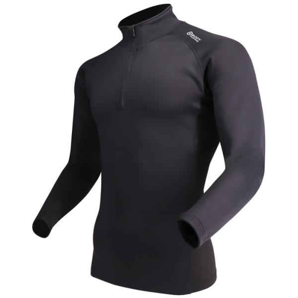 熱を鎧え トリプル保湿、空気の層で身体を守るただの厚地ではない。エアサンド多層構造が高い保湿力を実現。空気層を挟んだ2層構造に微細起毛と遠赤加工をおプラスした、トリプル保湿のコンプレッションウェア微細裏起毛レイズドファブリック肌触りがよく保...