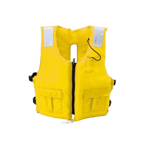 救命胴衣 ライフジャケット 桜マーク 釣り 高階救命器具型式承認　　：国土交通省型式承認品 作業用救命胴衣（固定式）型式　　　　：TKW-3B型式承認番号：第 5259 号サイズ　　　：フリーカラー　　　：イエロー重量　　　　：510g浮力...