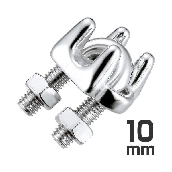 ステンレス製　ワイヤークリップ　SUS304　10mm　AK15908