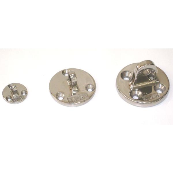 ※メーカー取り寄せ対応商品となります。納期をご確認ください。   フォークタイプの金具はアイプレートの肉厚、穴径に注意してご選択下さい。   取り付けビス、穴径　5.2φ アイプレート厚み　　5.0 ベース外径　　　　　35φ ベース取付ビ...