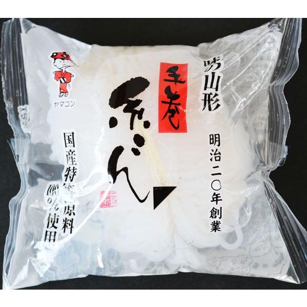 国産特等生いも精粉を１００％使用し、当社独自の製法により製造された糸こんにゃくです。ひきが強く、こんにゃく本来の風味、歯ざわり、味しみをお楽しみ頂けます。●名称：糸こんにゃく　　●原材料名：こんにゃく粉(国産特等原料)、こんやく用凝固剤(水...