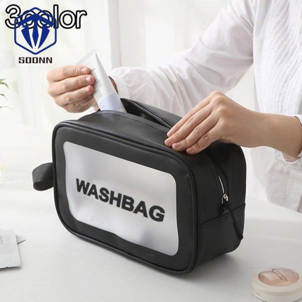 透明で使いやすい化粧ポーチです。しっかりとマチがあるので収納力も◎旅行はもちろん普段使いにもオススメですよ?【サイズについて】画像をご参照ください。【素材について】PU【カラーについて】生産ロットにより柄の出方や色の濃淡が異なる場合がござい...