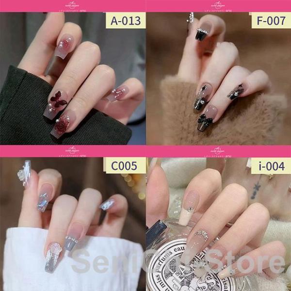 (1)爪やすりで爪の表面を滑らかにする (2)石鹸でよく手を洗い完全に乾かす (3)爪をアルコールや除光液で脱脂する (4)装着後２時間は水に触れさせない 24枚もあるので何度も練習にも最適 取外しも簡単で好きな時にネイルを楽しみましょう！...