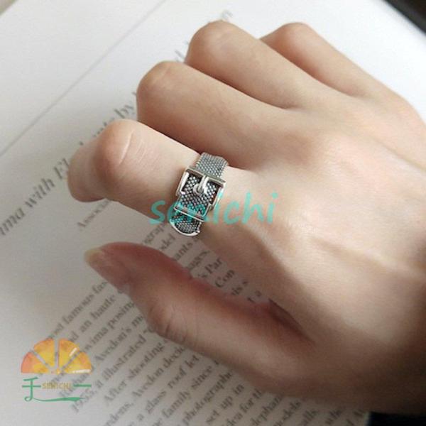 シルバーオープンリング 調整可能 senichi_sic0816-ring1362