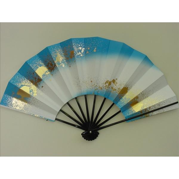 長さ/約29cm。広がり/約50cm。扇骨/黒塗。扇面/両面同じ柄。9寸5分標準的なサイズの舞扇子です。日本製（京都）。扇箱等は付いていません。カタログ番号　愛　1209親骨には重さのバランスを取るためのおもりが埋め込んであります。ぎりぎり...