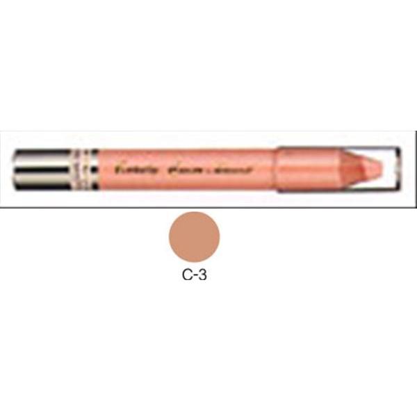 カバー力の強い、ファンデーションです。シミ、ソバカス、目の下の隈等をメイクでしっかりカバーしてくれます。又、リップラインの修正、眉を消したい時のぼかしに使います。