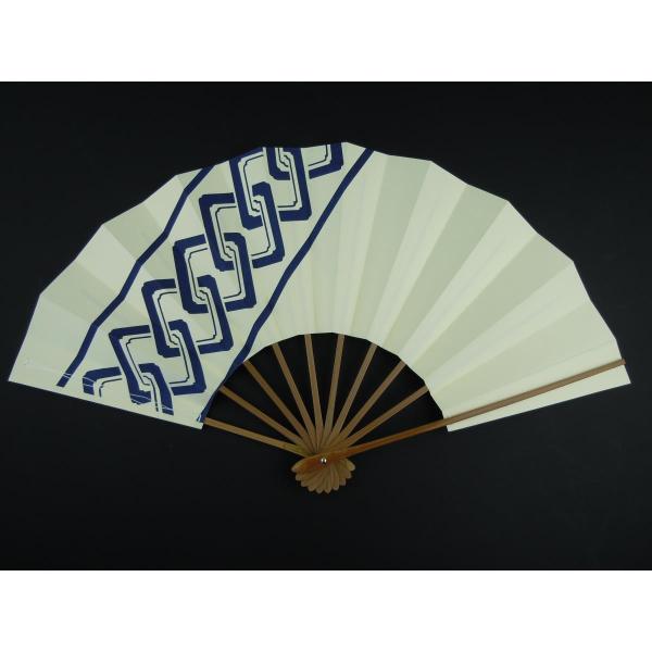 尺舞扇子 日本舞踊・踊り用 30cm 吉原つなぎ 鳥の子地 京扇子 箱付き