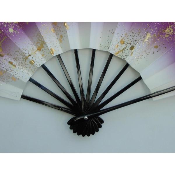 舞扇子日本舞踊 踊り用29cm 流水紫扇骨黒塗日本製 京扇子 箱なし Buyee 日本代购平台 产品购物网站大全 Buyee一站式代购bot Online