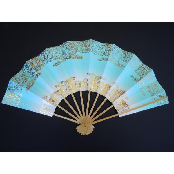 舞扇子 日本舞踊・踊り用 29cm 天地雲砂子 てんちくもすなご 白竹