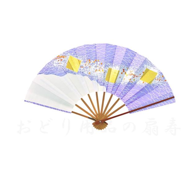 尺舞扇子 日本舞踊・踊り用 30cm パールつゆ芝地 箱なし : おどり用品