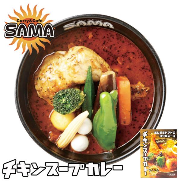 SAMA チキンスープカレー 2個セット 送料無料 送料込 北海道