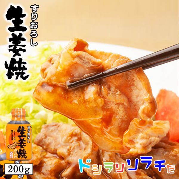 ソラチ すりおろし生姜焼きのたれ 200g 2個セット 送料無料 送料込 北海道 タレ 豚 丼 専用 万能 BBQ 焼肉 簡単 便利 ご家庭で 人気 お土産 ギフト