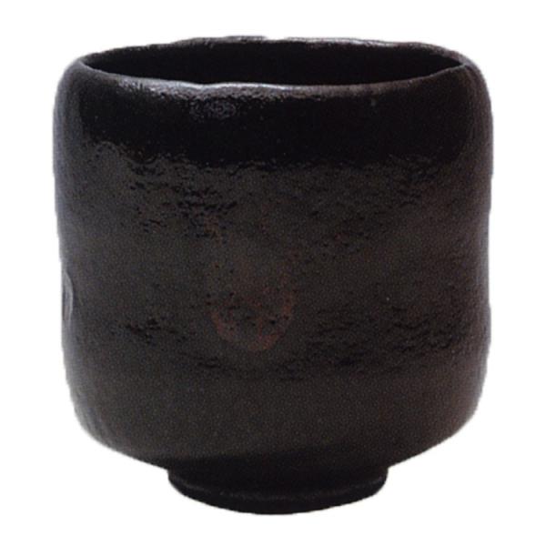 茶道具　黒楽　筒茶碗　時代箱付　C　5175 茶道具黒楽筒茶碗時代箱付C5175